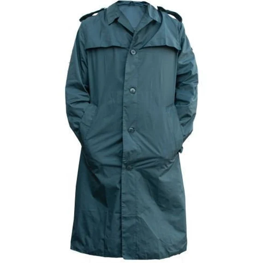 Genuine Swiss Military Rain Trench Coat, European Surplus