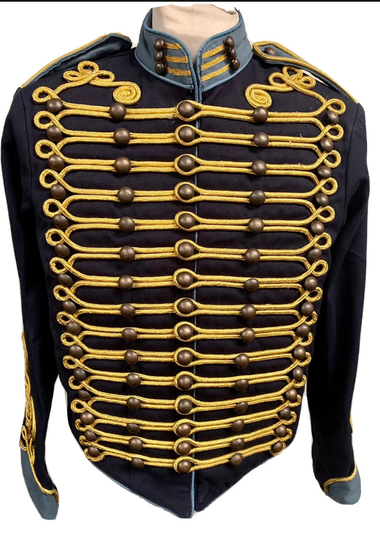 Military Raven Sdl The Original Military Army Hussar Jacket. Fully Lined & High Quality Steampunk