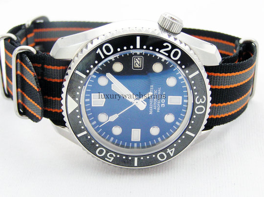 Ballistic Nylon G10 Nato® Watch Strap For Seiko Prospex Marinemaster Samurai Sumo Monster Watches 20mm. Fits Citizen Omega Rolex Tag Etc