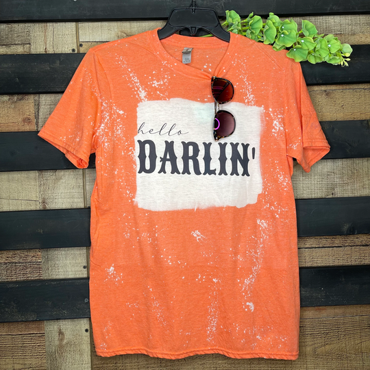Hello Darlin' Custom Life T-Shirt | Cute Southern Shirt Country
