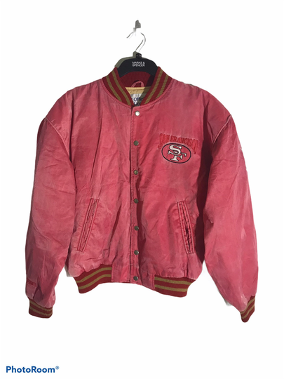 Vintage Varsity Jacket, 49 Ers American Football Button Down, Hip Hop, Dr Dre, Unisex, Size San Francisco M Rare