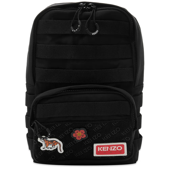Kenzo Crossbody Military Bag Black