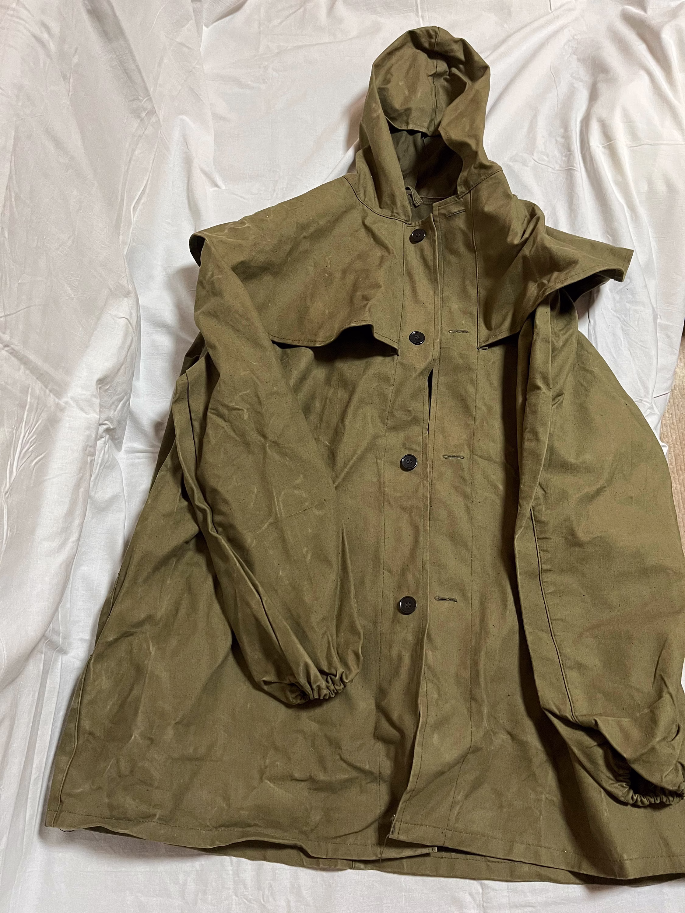 Military Anorak Vintage Anorak Camping Hiking Mountain Equipment With Hood Biking Pocket Rain Parka