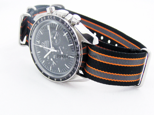 Nylon G10 Nato Watch Strap For Omega Speedmaster Planet Ocean Seamaster Watches 20mm - Fits All Watches. Different Colours Available
