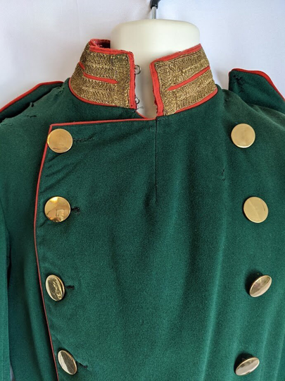 Vintage Leopold Verch Green Military Jacket Made For Film & Stage 38