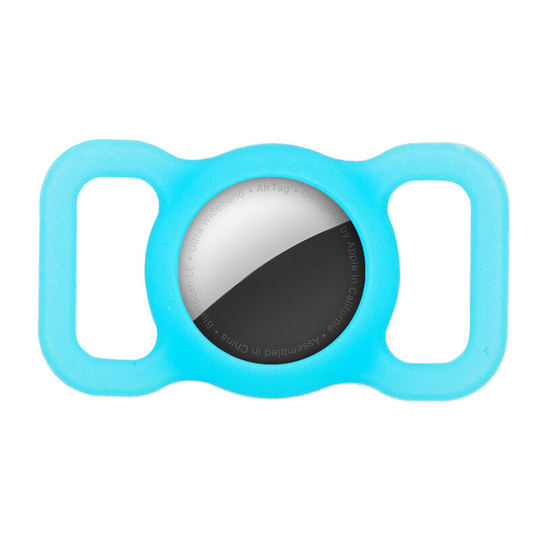 Pet Tracker Pet Anti-Lost Protective Cover for Apple Airtag(4Pcs) Sky Blue - Muff