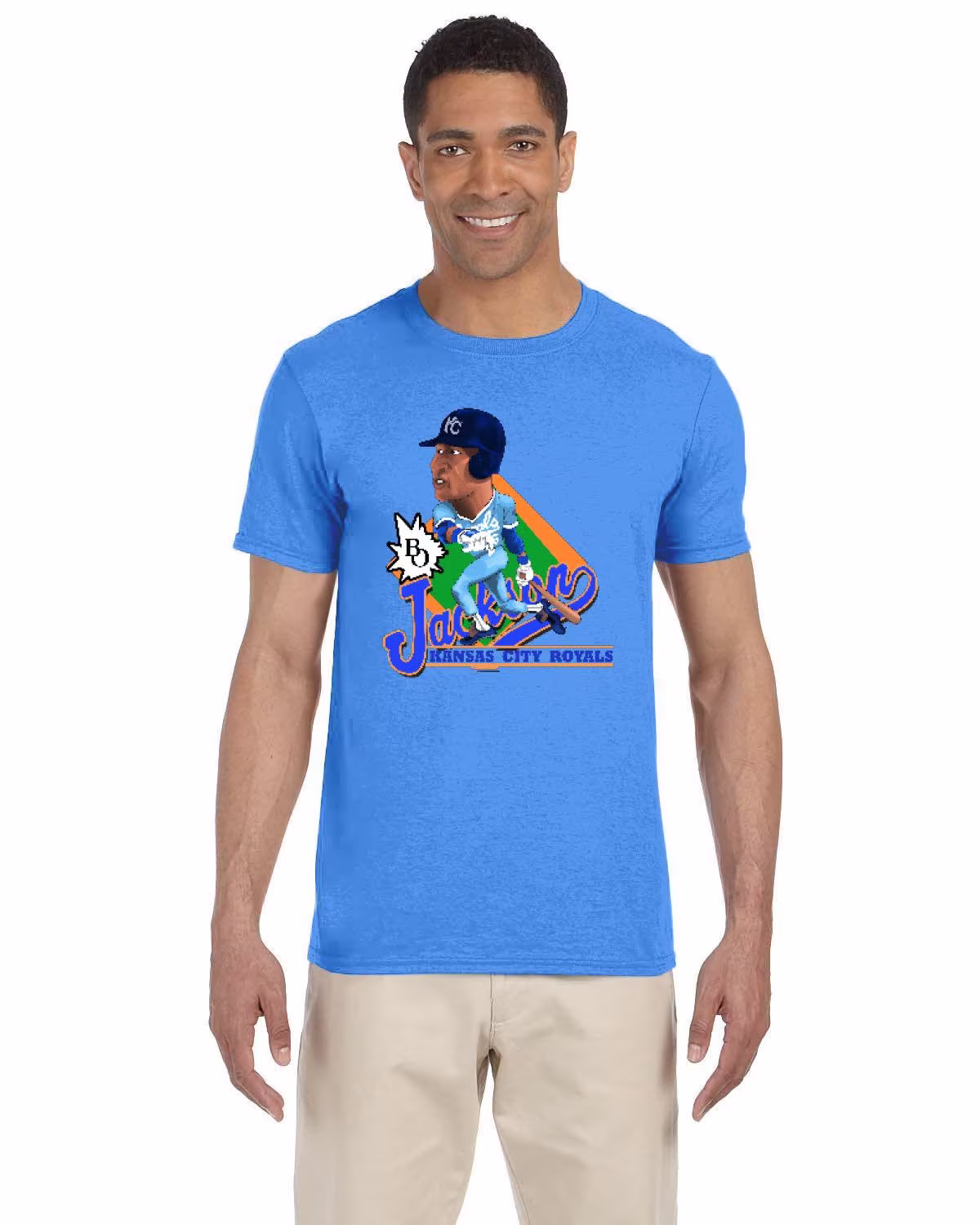 Bo Jackson Baseball Caricature Unisex Tshirt