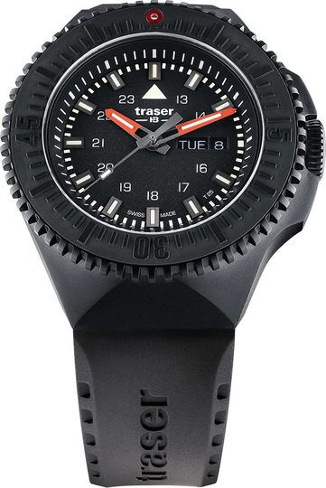 Traser H3 Watch P69 Black Stealth Black Rubber