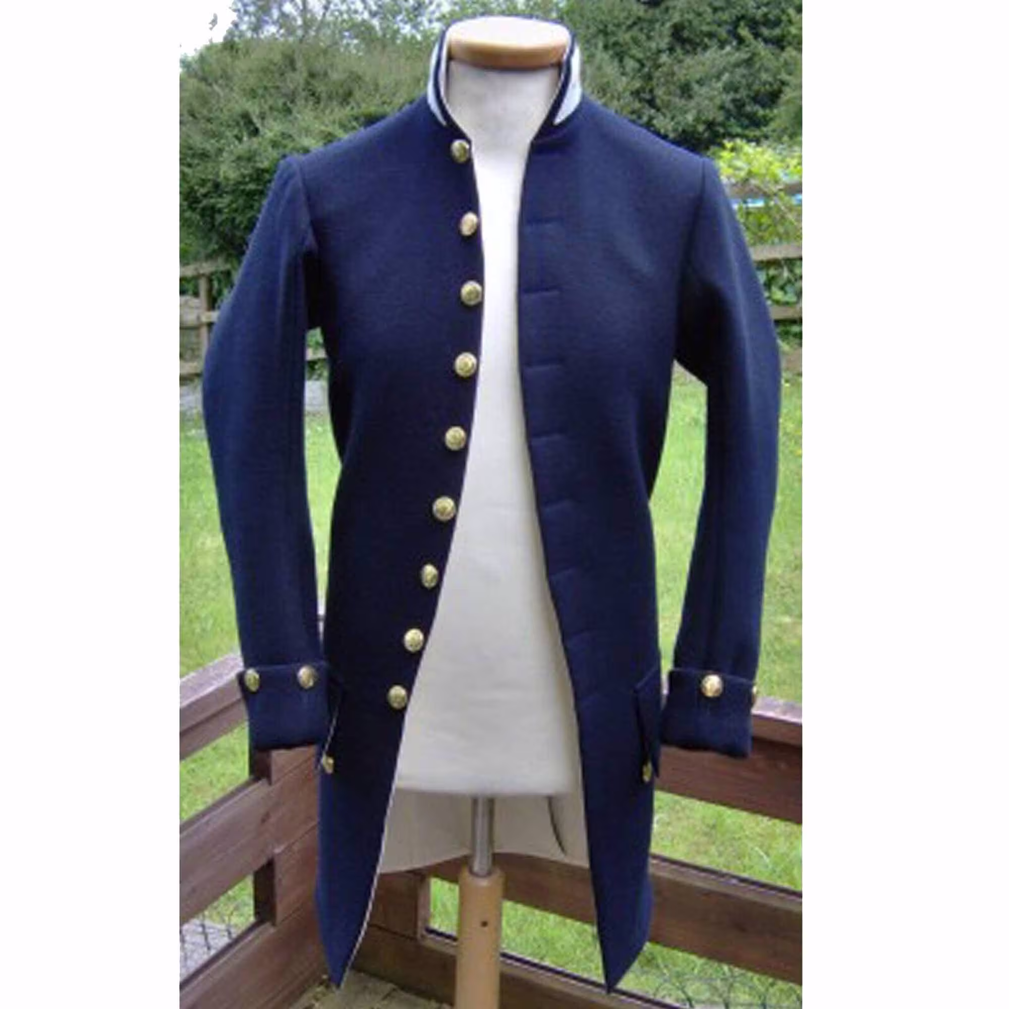New Men's Navy Blue Napoleonic Rn Midshipman's Coats Military Coat Wool Worldwide Expedited Shipping