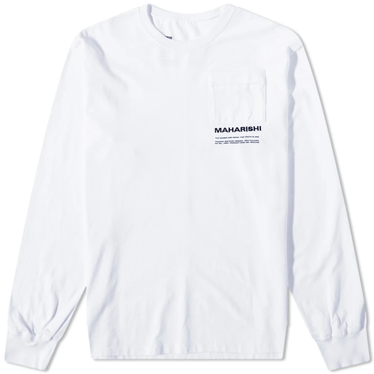 Maharishi MILTYPE Embroidery Long Sleeve Pocket Tee