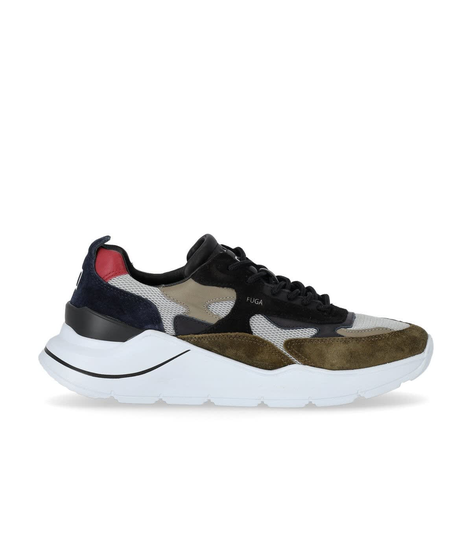D.a.t.e. Fuga Mesh Black Grey Sneaker