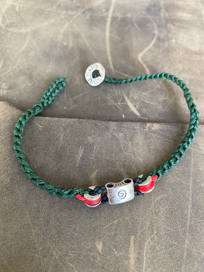 Babylonia Khaki Soul Silver Braclet, Babylonia, Gift, Husband Gift