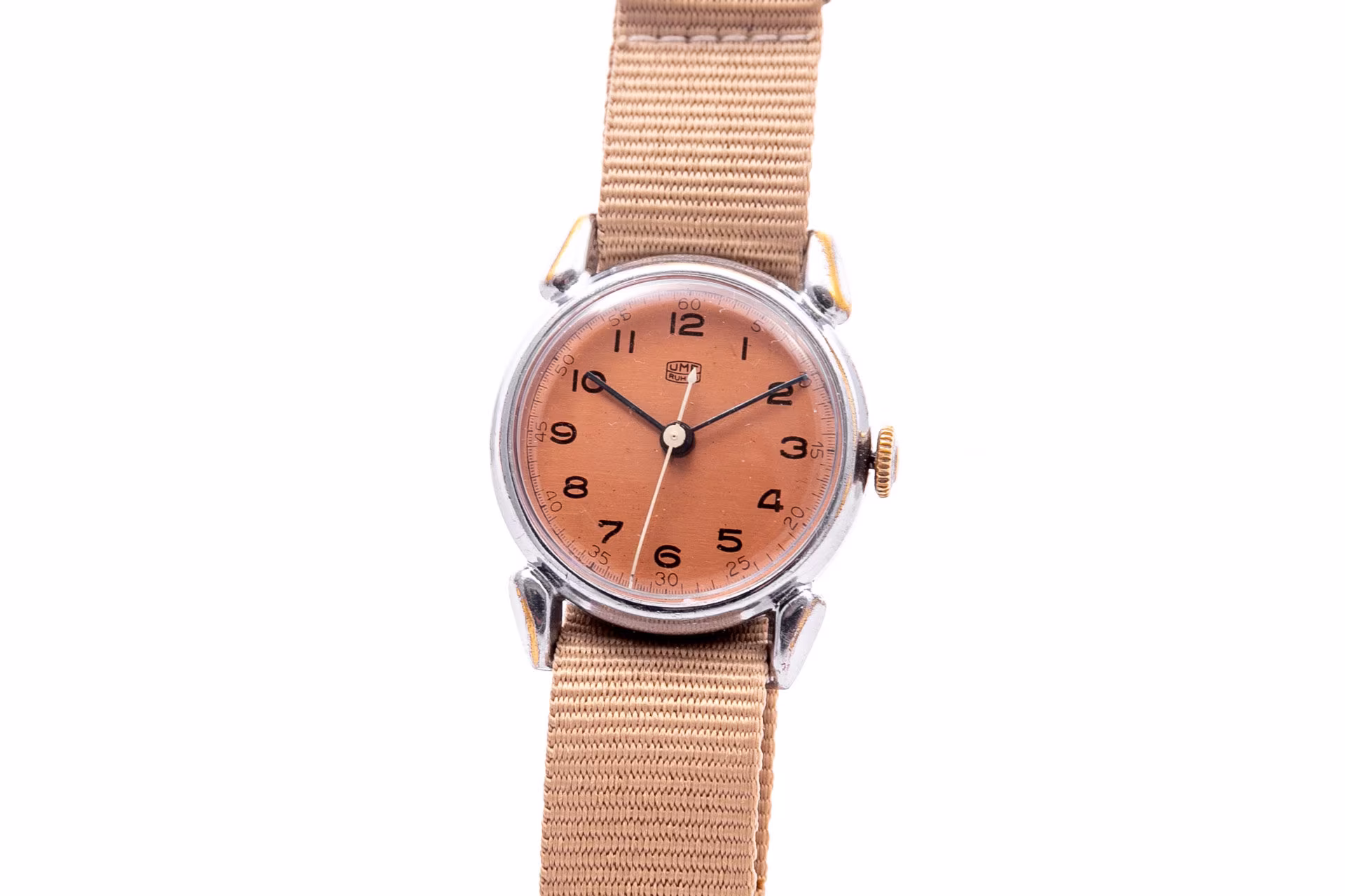 Umf Mens Watch, Military Watch, German Watch, Mechanical Watch, Watches For Men, Mens Watches, Nato Strap Watch, Brown Watch