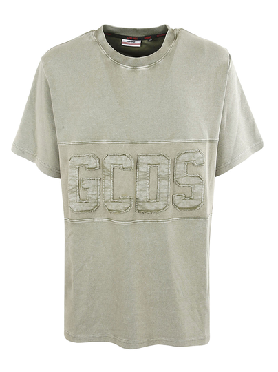 GCDS Overdyed Band Logo Regular Tee