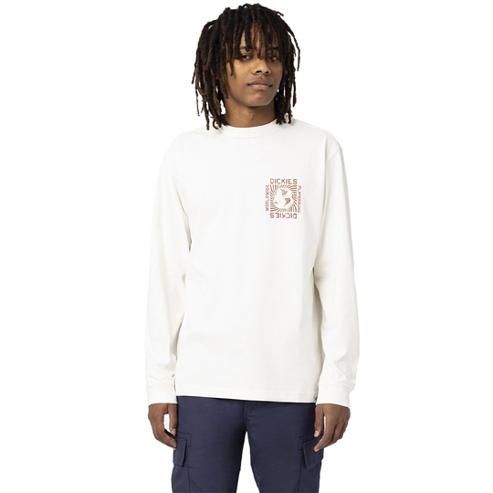 Dickies Marbury Long Sleeve T-shirt White M Man