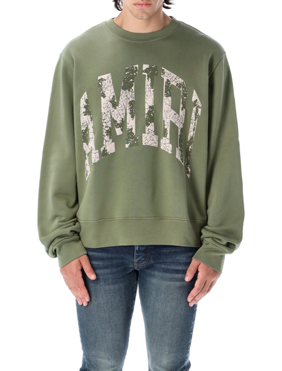 AMIRI Collegiate Logo Crewneck