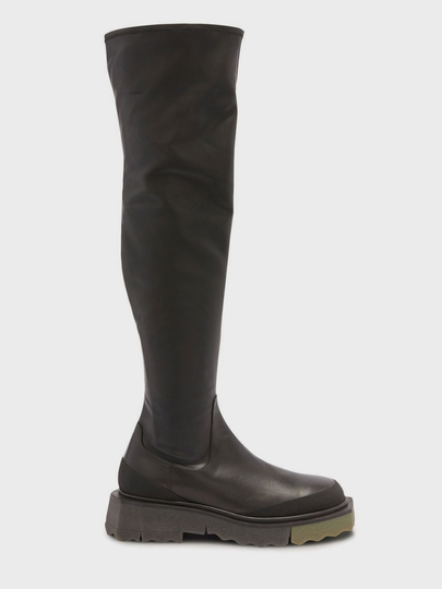 Off-White Leather High Boots