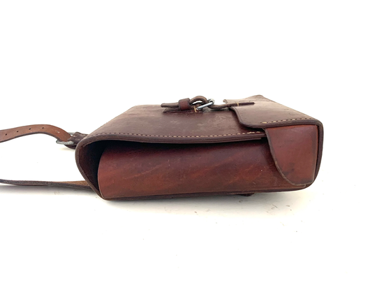 Extraordinary 1969 Swiss Army Leather Tool Bag in Excellent Condition
