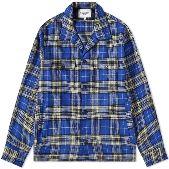 Corridor Plaid Military Jacket