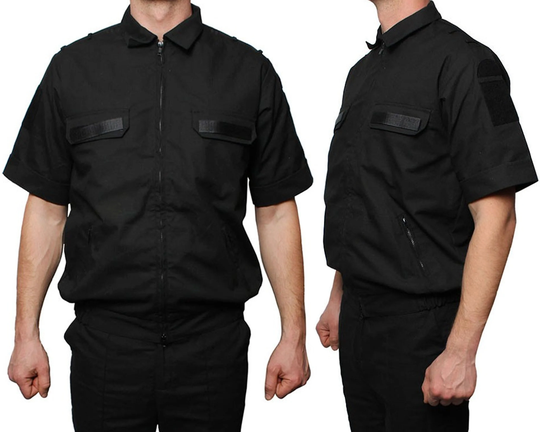 Russian Navy Ripstop Jacket Modern Black Sea Fleet Officer's On Zip Naval Short Sleeved Summer Military