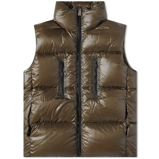 Givenchy Down Puffer Vest Military Green