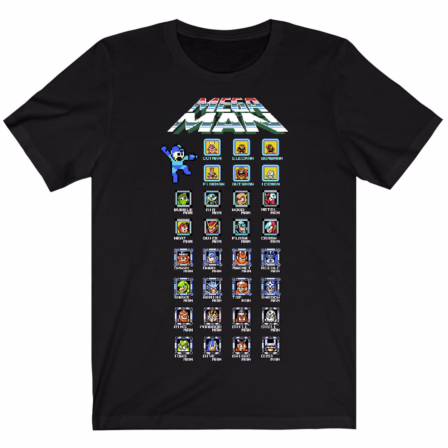 Megaman I-Iv - Character & Bosses Unisex T-Shirt