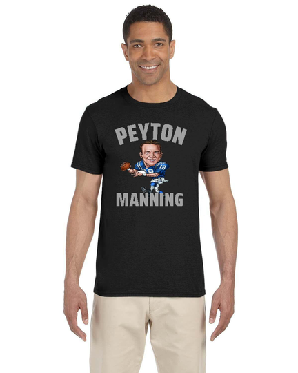 Peyton Manning Caricature Unisex Tshirt