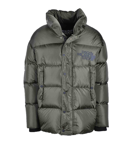 Dsquared2 Mens Military Green Padded Jacket