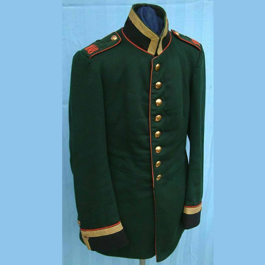 New Imperial Green German Model 1895 108Th Prince George Tunic Accessories Not Included in Price With Worldwide Expedited Shipping