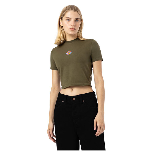 Dickies Maple Valley Short Sleeve T-shirt Green L Woman
