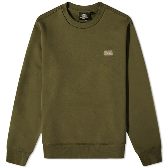 Dickies Oakport Crew Sweat Military Green