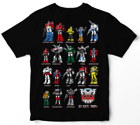 Transformers - Generation 1 Autobots Unisex T-Shirt