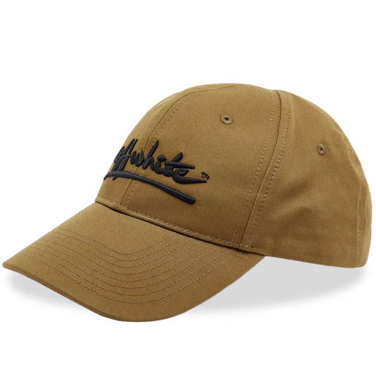 Off-White Readymade Logo Baseball Cap Military/Black