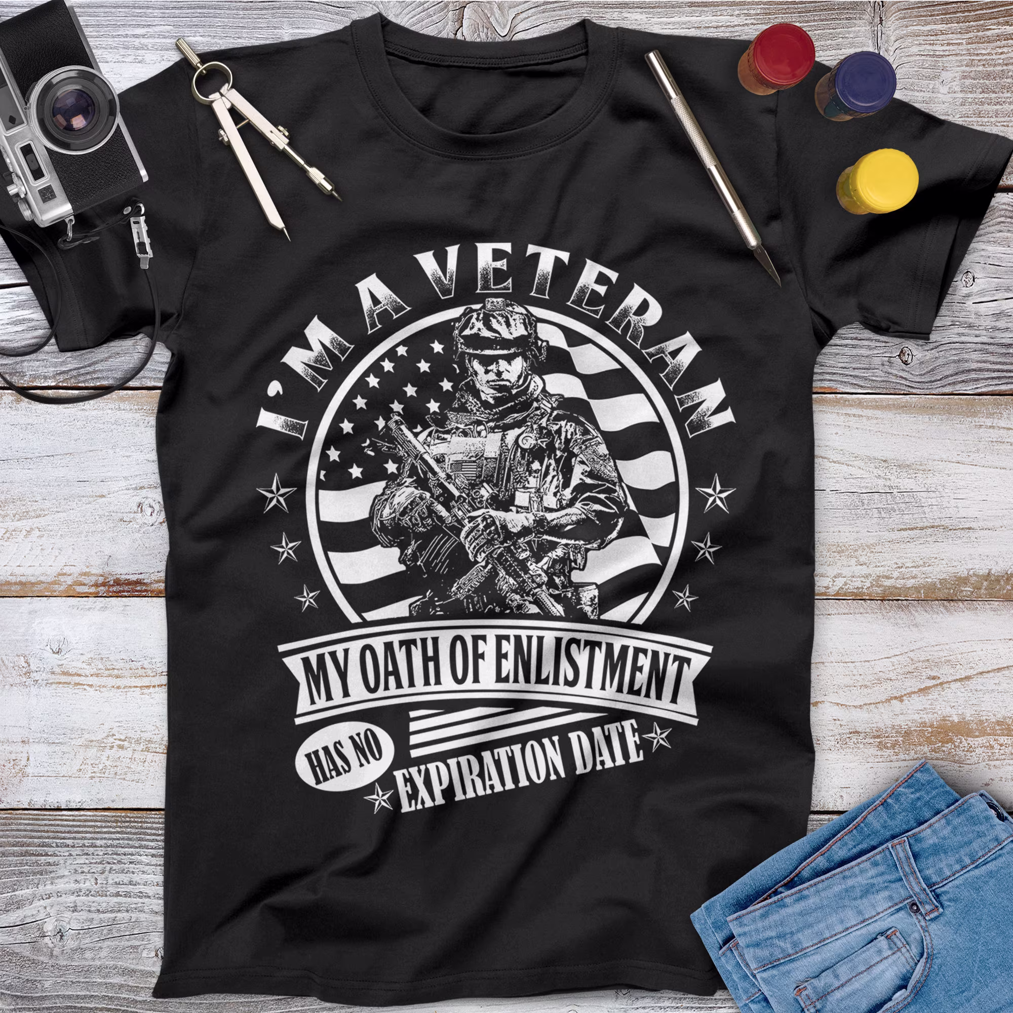 I'm A Veteran My Oath Of Enlistment Has No Expiration Date Shirt, Memorial Day, Independence Veterans Gift, Army