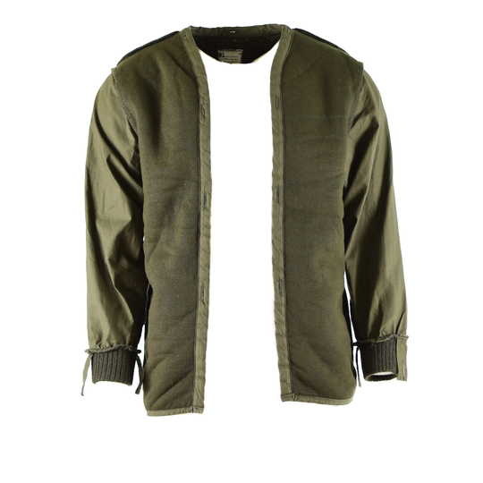 Genuine Dutch Army Olive Od Parka Liner Combat Military Lining Jacket Modacrylic Warm Soft Material