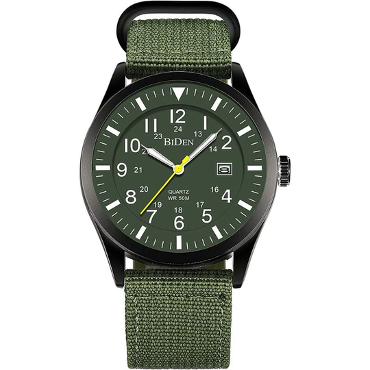 Mens Watches Military Army Watch Analogue Quartz Unisex Waterproof Watches for Men Date Display