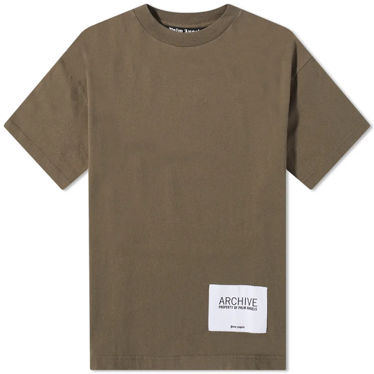 Palm Angels Archive Patch Tee Military/Black