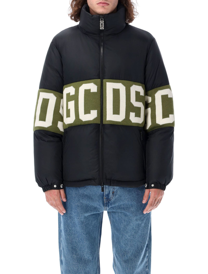 GCDS Logo Band Puffer Jacket
