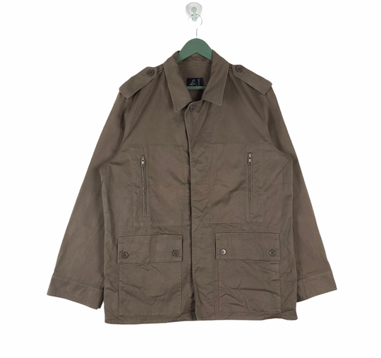 Vtg Rare 90S Designer Agnes B Homme Hbt Military Jacket