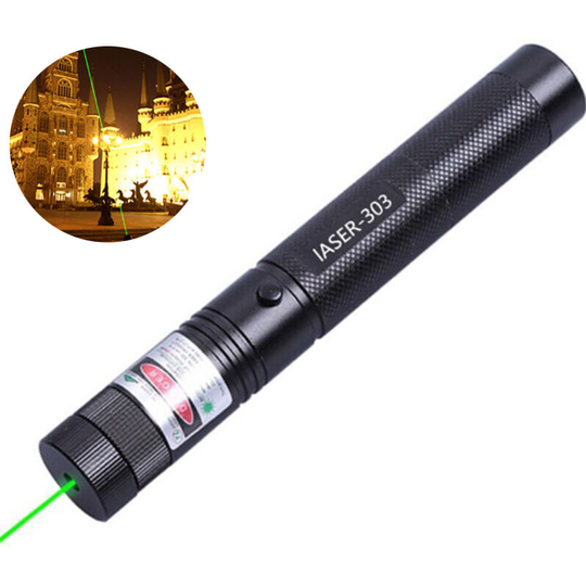 Military Green Visible 303 Laser Pointer Lazer Light Presentation Supplies Beam Green