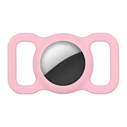 Pet Tracker Pet Anti-Lost Protective Cover for Apple Airtag(4Pcs) Pink - Muff