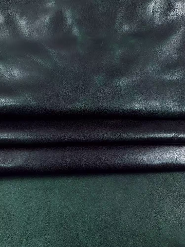 Military Green Greywoolf Pull Up Distressed Leather