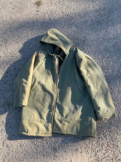 Vintage Military Jacket Winter Parka 1950S Grail Wwii Canvas Coat Archival Avant Garde