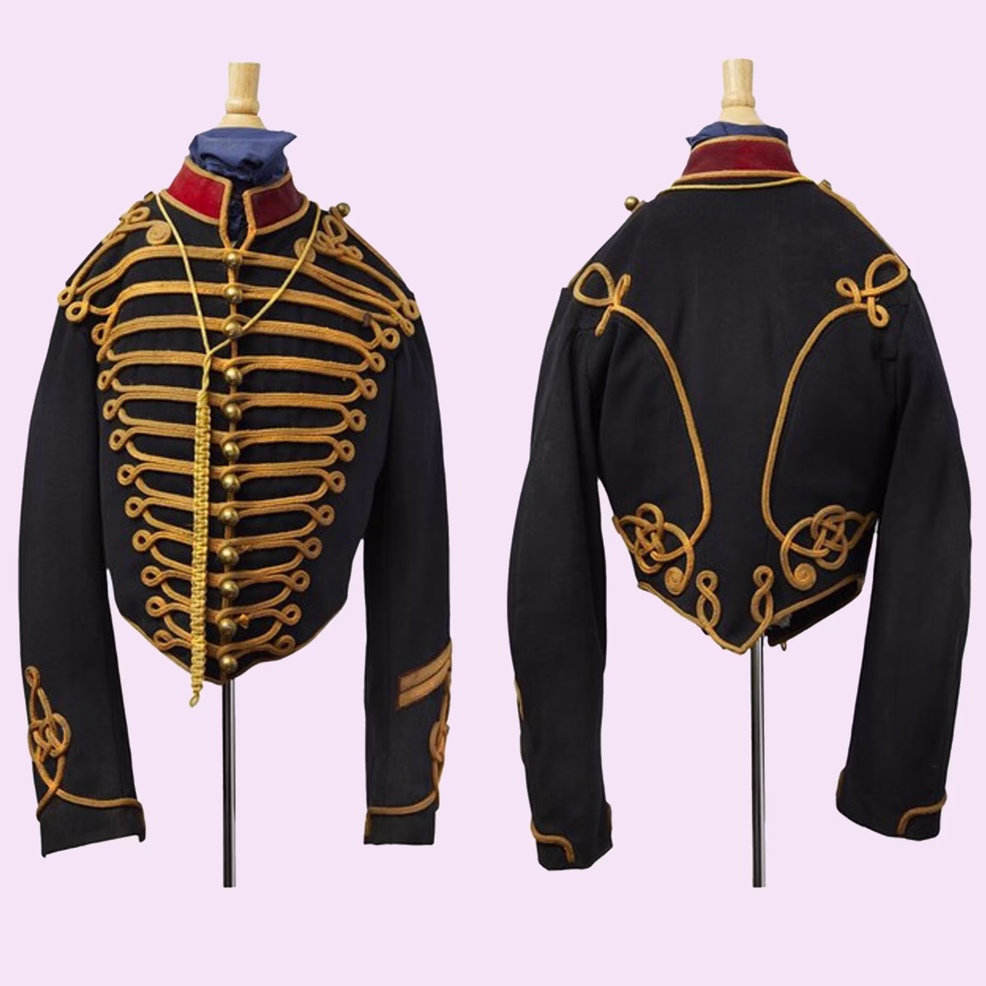 Royal Horse Artillery Corporal's Tunic. 1901 Eton-style Pattern. Small. Dark Blue Cloth With Military Antique Jacket, Replica Jacket British