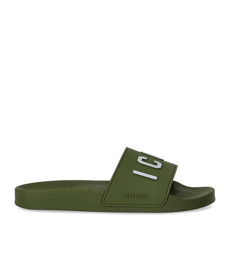 Dsquared2 Be Icon Military Green Slide