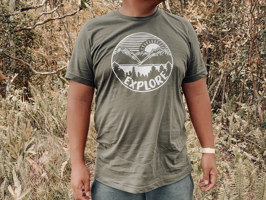 Unisex Explore Shirt | Gifts For Hikers Adventure Mountain Camping Nature Lovers