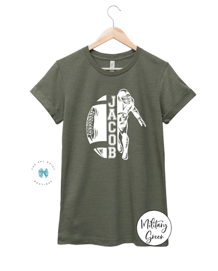 Personalized Football Gifts, Football Senior Mom Shirts, Custom Shirt, Mom Footballl Tee