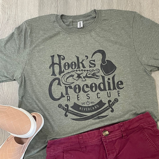 Hook's Crocodile Rescue Shirt - Halloween Villain Tee