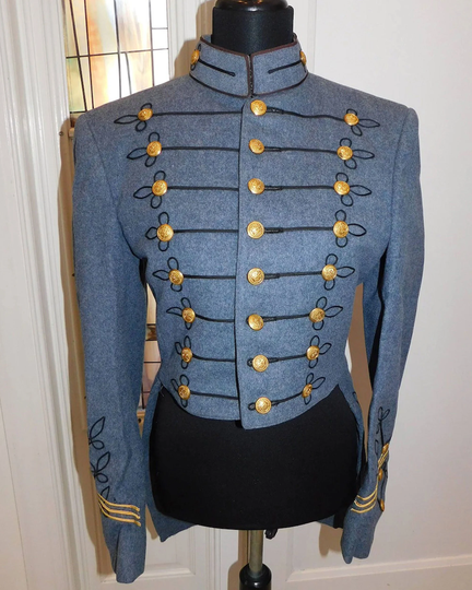 New 1930S Citadel Military Academy College South Carolina Dress Tunic With Tails Civil War Reenactment Coat Expedited Shipping