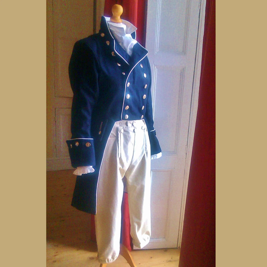 New Men's A Coat For A Naval Officer, Nelson Or Napoleon Officer Military Coat Worldwide Expedited Shipping